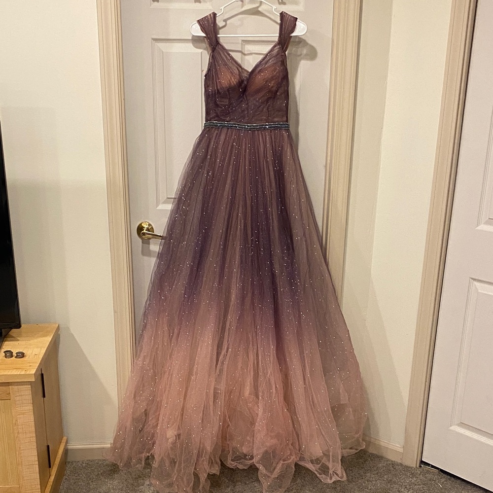 Chic Ombre Evening Dress
